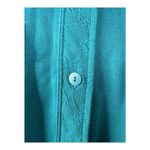 Vintage Richard Simmons Shirt Jacket Button‎ Down Pockets Teal Women 16 NWT Green Size 16W Photo 3