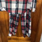 Victoria's Secret EUC Victoria’s Secret Flannel Pajama Set, Red, White, Green Plaid, Small Photo 7