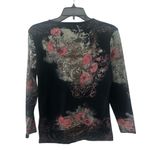 Susan Lawrence  Artsy Embellished Top Size Medium Worlds Fair Theme Boho Photo 1