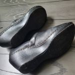 Björndal Bjorndal Melissa Black Leather Wedge Clogs Heels shoes Women’s US 8.5 Photo 2