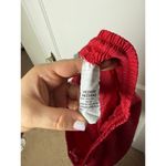 Kathy Ireland Vintage 90s Shorts Women's Medium Red High Rise Nylon Baggy Photo 5