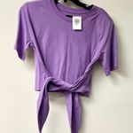 NWT LE SUPERBE Short Sleeve Tied Photo 2