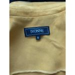 Ivonne Faux Suede Moto Biker Jacket 6 maximalist layered boho grunge rocker Yellow Size M Photo 8