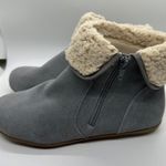 Coldwater Creek  Walk With Me Summit Suede Boots Gray Size 7W Photo 5