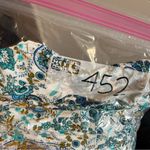 Altar'd State Long Sleeve Tiered Blue White Floral V-Neck Tie Dress Ruffle Flowy Photo 9