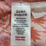 Sigrid Olsen  Sleepwear Pajamas Set Small Pink Orange Beach Shorts‎ Collar Button Photo 8