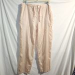None Women's Silk Pants Soft Peach small Photo 3
