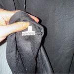 Chic Black Hoodie Dress Size L Photo 2