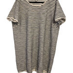 Green Envelope‎ blue striped short sleeved sweater dress 3X Black Photo 0