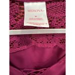 Merona Swimsuit Coverup Cover Up Crochet Tassels Wine Red Women’s M Photo 1
