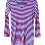 Victoria's Secret  Pink Striped Nightgown Photo 0