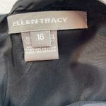 Ellen Tracy  Linen High Scoop Neck Sleeveless Sheath Dress‎ Classic Size 16 Photo 2
