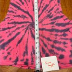 Free People Movement Tie Dye Love Yoga Crop Tank Top Pink Purple Size M Photo 4