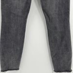 Good American Good Waist Crop Raw Hem Jeans High Rise Gray GWCRH419T Size 8/29 Photo 7