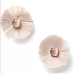 NWOT KATE SPADE POSH POPPY STATEMENT EARRINGS IN BLUSH MSRP $78 Pink Photo 1