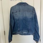 EUC‎ | SOHO Jeans NY&Co women’s distressed decorated denim jacket — XL Blue Photo 6