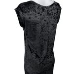 Knot Sisters Knot Sister Black Sleeveless Crushed Velvet Velour Mini Tank Bodycon Dress XS Photo 1