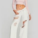New SER.O.YA Ellis Twisted Cutout Front Long Sleeve Crop Top Pink Size Large Photo 2
