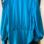 Turquoise Formal Bodysuit Blue Size XL Photo 1