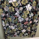 Loft  Women’s Floral Print Multicolor Defined Waist Leg Slits Tank Maxi Dress Photo 6