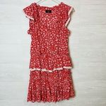 VICI ✨  Red & White Floral Ruffle Mood for Dance Dress✨ Photo 2