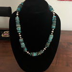 None Turquoise Statement Necklace Photo 0