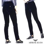 ARMANI JEANS Velvet Navy High Waisted Pants Jeans Women’s Size 28 NWOT Photo 1