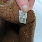 Toms  Desert Wedge Suede Perforated Leather Ankle Booties Heel‎ Cork Women's 10 Photo 6