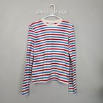 La Ligne Infinite Lines Long Sleeve Tee Red Photo 1