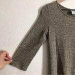 Freeloader Knit Brown Gray Lightweight Knee Length Shift Sweater Dress Photo 6