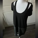 Mason Black Top with Green dress Size XS Photo 2