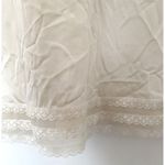 Vtg Made Nylon Full Slip Lingerie Dress Lace Ivory Nightie Sissy No Sz Tag Photo 4