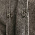  Gray Denim Chain Embellished Jacket Size 18/20W Cato Woman Denim Jacket Photo 8