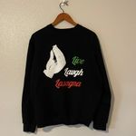 Circle Clothing Black “Live Laugh Lasagna” Crewneck  Photo 1