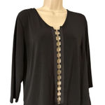 Fashion to figure  Womens Black Long sleeve Sexy Bodysuit Size 2X Photo 0