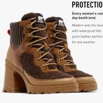 Sorel Women's Brex heel Brown Lace-Up Boots NEW Photo 3