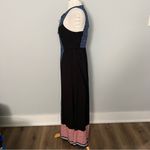 Artisan NY Black Blue Red Sleeveless Maxi Dress Size XS Photo 3