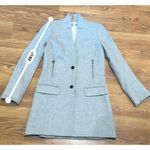 Veronica Beard gray dickey compatible Melange Wool Cashmere Blend coat size 4 Photo 8