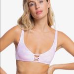 Roxy Sea & Waves Purple Reversible Triangle Bikini Size Medium Photo 2