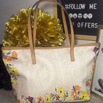 Etro Paisley Floral Zip Top Tote Bag Yellow Photo 0