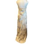 Sabina Musayev Raya Dress Cream Ivory‎ Women's XS Blossom Sequins Satin Maxi Photo 7