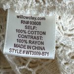 Willow & Clay  Cream Lace Blouse Photo 5