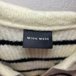 Miou Muse Striped Sweater | Size M White Size M Photo 3