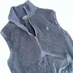 Ralph Lauren Polo Men's Pima Cotton Full-Zip Sweater Vest Navy Blue Size Medium Photo 7