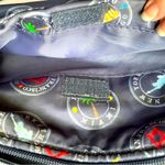 Bueno  Blue/Gray Perfect Travel Crossbody Bag with USA State Symbols Photo 7