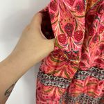 Old Navy  Maxi Dress XXL Pink Floral Patchwork Sundress Pockets Boho Hippie Photo 3