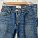 RE/DONE  Button Fly Frayed Hem Jeans Size 24 Crop Photo 1