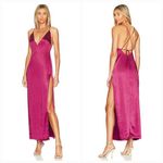 MORE TO COME Regina Maxi Dress in Fuchsia Small Pink Photo 1