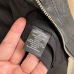 Torrid Black Gray Mixed Media Faux Leather Hooded Moto Jacket, 1X 14/16 Photo 9