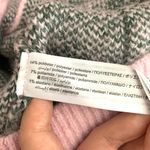 ZARA NWOT  Plaid Knit Vest with Pearl Buttons in Pink / Green Women's M Photo 13